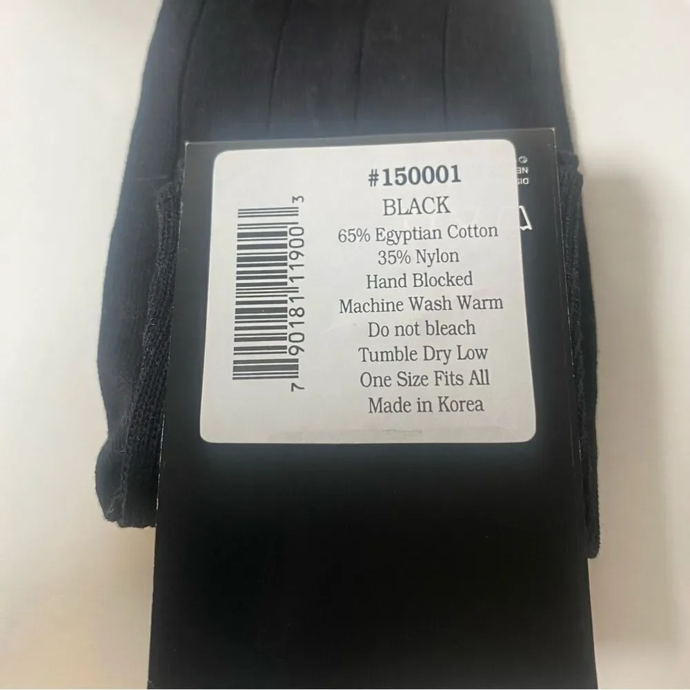 DKNY New With Tags Dress Socks Taupe and Black Size OS